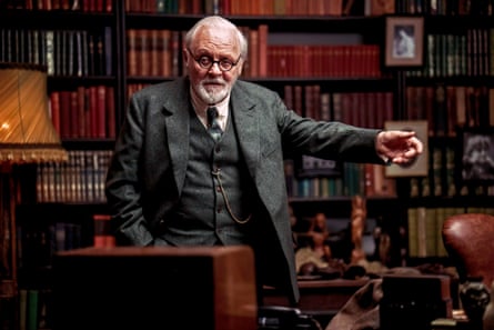 Anthony Hopkins as Sigmund Freud in a scene from Freud’s Last Session.