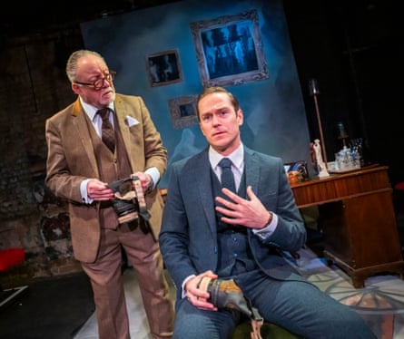Julian Bird (Sigmund Freud) and Séan Browne (CS Lewis) in the play on which the film is based.