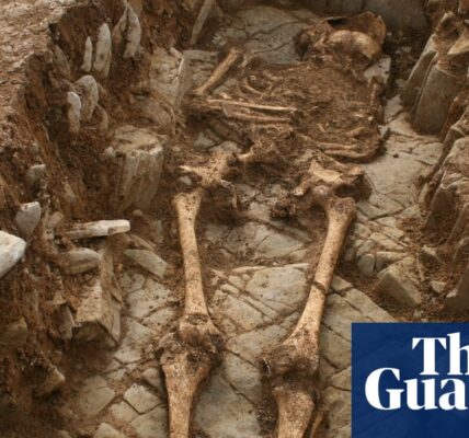 A cemetery from the early medieval era in Wales was discovered, containing buried bodies in a crouched position.