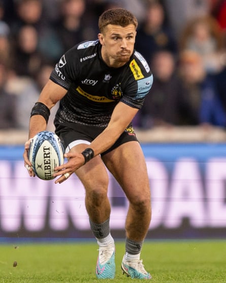 Henry Slade during the Gallagher Premiership Rugby match between Exeter Chiefs and Bristol Bears at Sandy Park