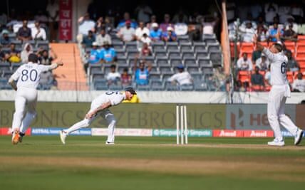 In the first Test, newcomer Tom Hartley dominates India as England secures an unexpected victory.