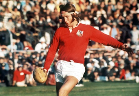 JPR Williams in action for the Lions in Port Elizabeth in 1974