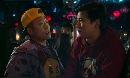 From left: Joon Lee as TK and Sam Song Li as Bruce in The Brothers Sun.