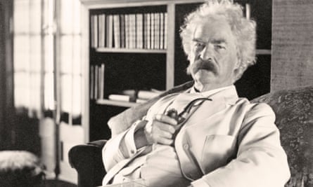 American writer and satirist Samuel Langhorne Clemens, known by pen name Mark Twain.