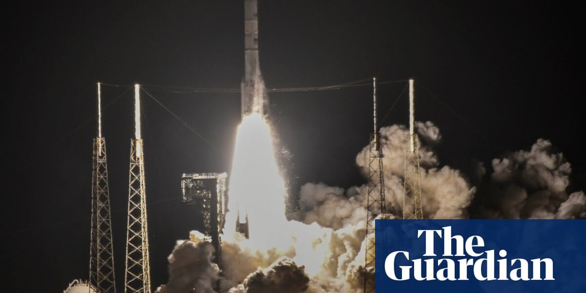 The Vulcan rocket has successfully launched into space, heading towards the moon - captured on video.