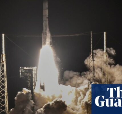 The Vulcan rocket has successfully launched into space, heading towards the moon - captured on video.