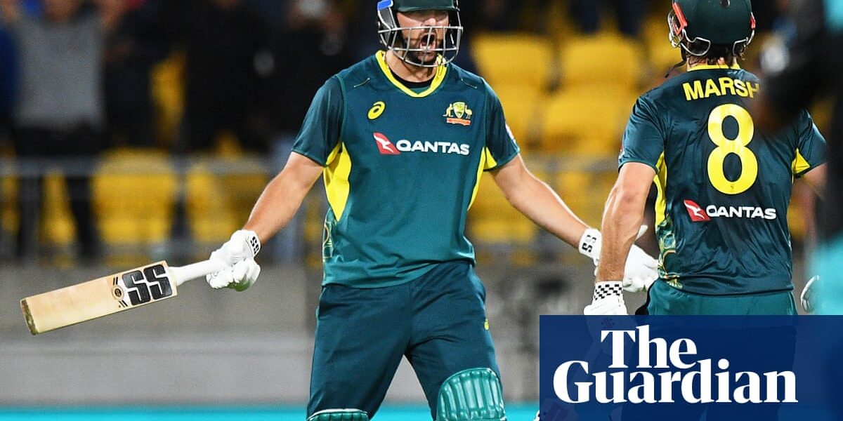 Australia secured a victory over New Zealand in their first T20 match thanks to Tim David's final-ball boundary hit.