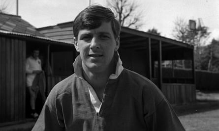 Barry John in 1969. ‘I loved playing rugby and George Best loved playing football, but in the end we shared a common bond, for neither of us could handle the circus act surrounding our fame,’ he said.