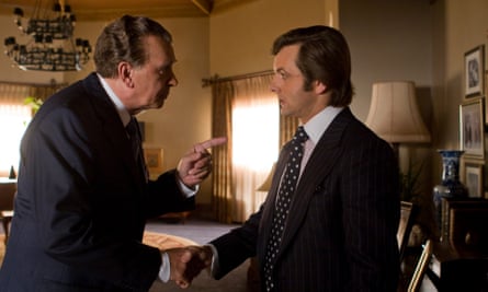 Frank Langella and Michael Sheen in Frost/Nixon.