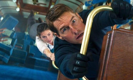 Tom Cruise and Hayley Atwell n Mission: Impossible – Dead Reckoning Part One.