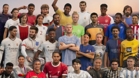 Game characters from EA Sports FC 24. 