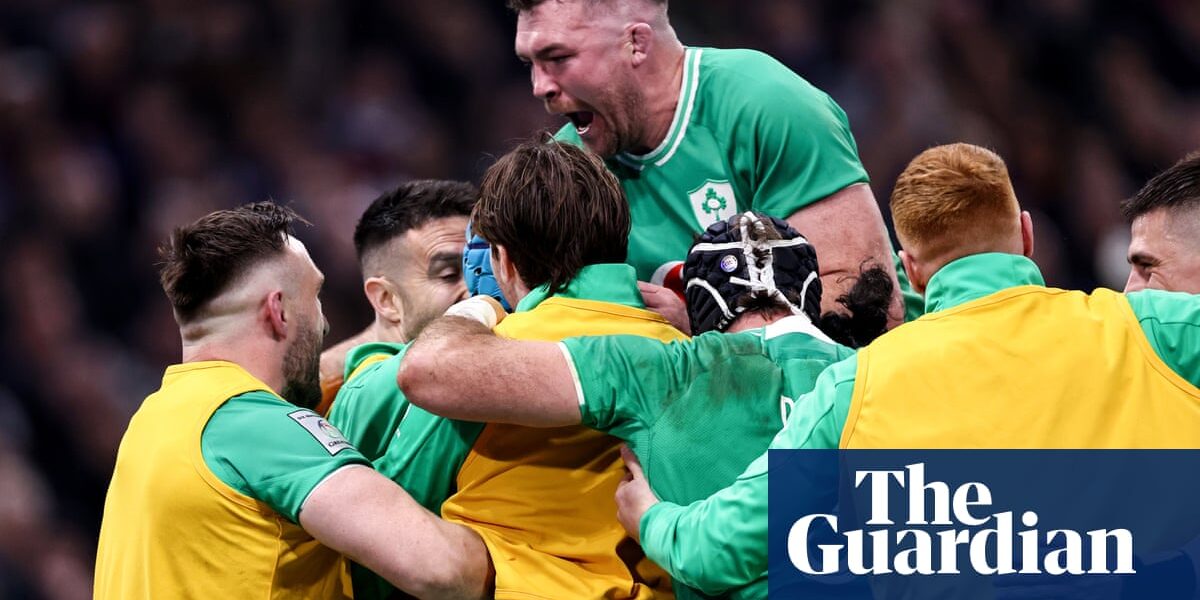 ‘It doesn’t get any better’: O’Mahony hails Ireland’s record win in France
