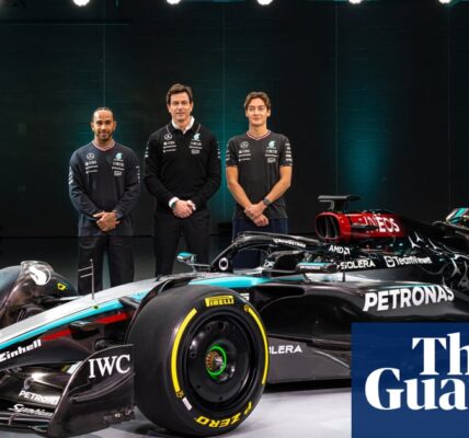 Lewis Hamilton made an appearance at his last car unveiling event with Mercedes, describing it as a "moving and dreamlike" experience. He was present for the launch in a video format.