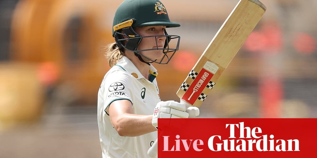 Live coverage of day two of the one-off women's Test match between Australia and South Africa.