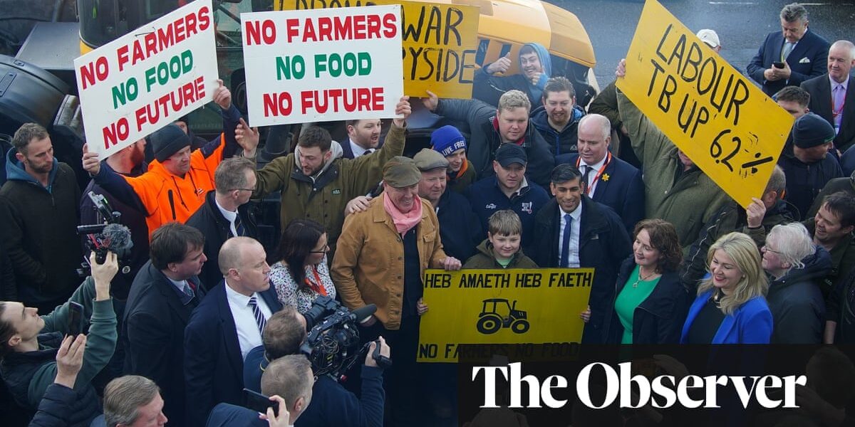 Sunak joins farming protest alongside net zero and climate conspiracy organization