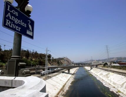 The Los Angeles River is currently at a higher capacity, but it is simply fulfilling its intended purpose.