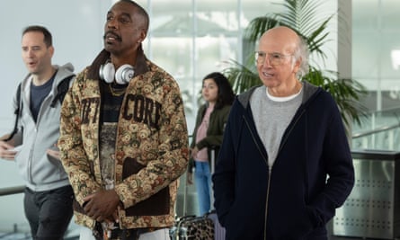 Larry (Larry David) and Leon (JB Smoove) in Curb Your Enthusiasm.