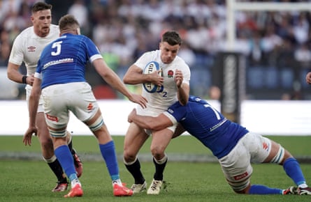 George Ford in action as England start their Six Nations campaign with a narrow victory in Rome