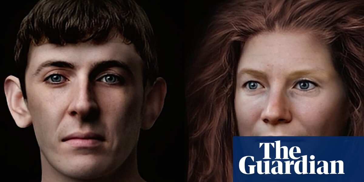 Ancient faces brought back to life at Scottish museum – video