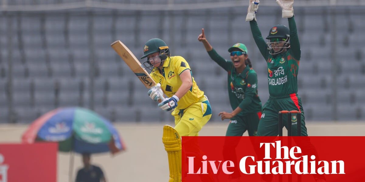 Australia beat Bangladesh in third women’s one-day international by eight wickets – as it happened