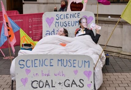 Could the green energy exhibit at the Science Museum be compromised by funding from fossil fuel sources?