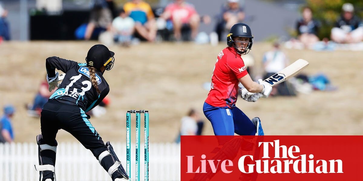 England's victory over New Zealand by 15 runs was documented in real time during the second women's T20 international.