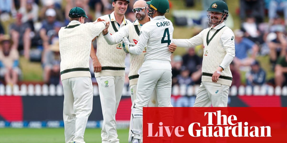 New Zealand v Australia: first Test, day four – as it happened