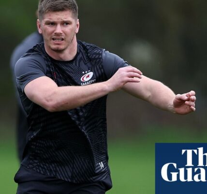 Owen Farrell, who is heading to France, has not completely ruled out potentially coming back to play for England.
