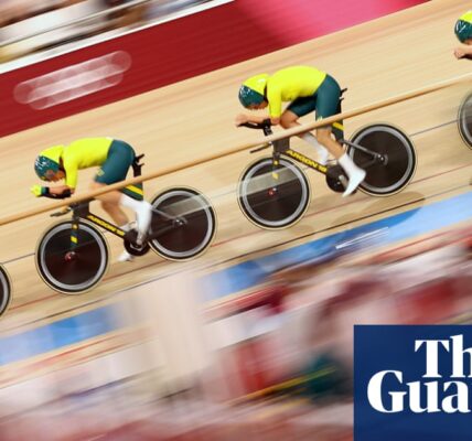 The Australian track cycling team unveils a $100,000 bicycle in their quest for an Olympic gold medal in Paris.