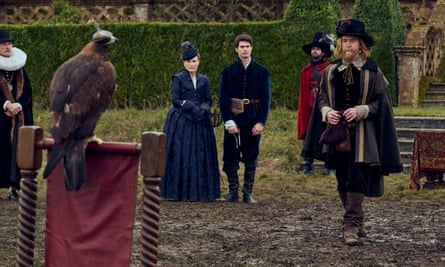 "Tony Curran discusses his experience portraying intimate scenes in Jacobean style for his role in 'Mary & George'."