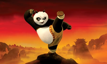 Jack Black’s Po in Kung Fu Panda.
