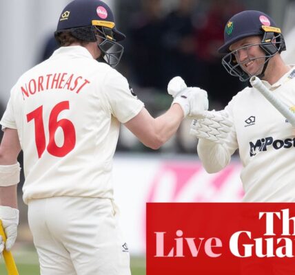 County cricket day two: Lancs v Surrey, Kent v Somerset, and more – live