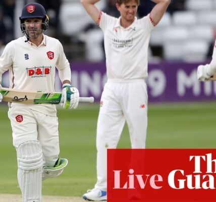 County cricket: Harris blasts double century as Dukes ball blunted on day two