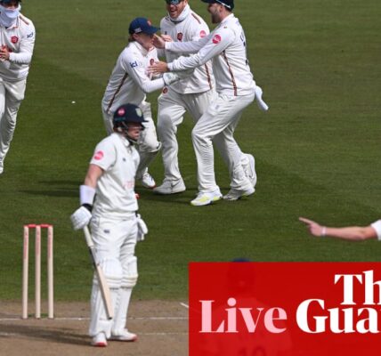 County cricket: Surrey v Hampshire, Durham v Essex, and more on day one – live