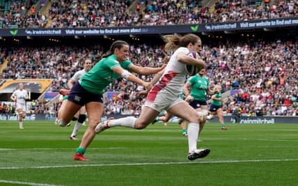 Dow and Kildunne hat-tricks fire 14-try England to Six Nations rout of Ireland