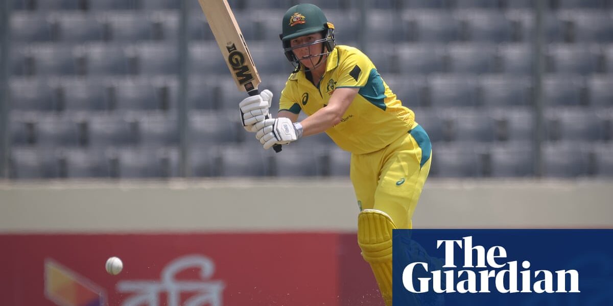 Georgia Wareham swaps ball for bat to help Australia to 58-run T20 win over Bangladesh
