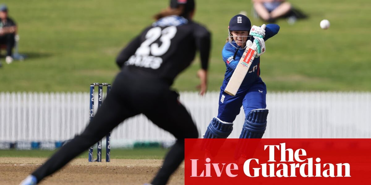 New Zealand v England: women’s second cricket ODI – live
