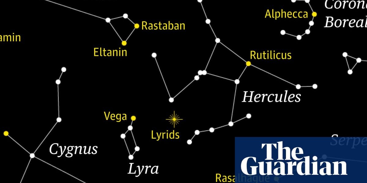Starwatch: Lyrids meteor shower returns to the skies