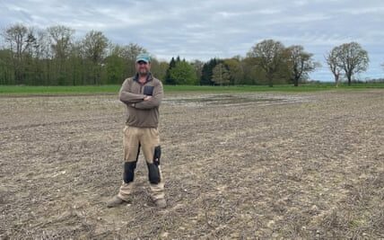 ‘Water everywhere’: Shropshire farmers race to salvage harvest after record rain