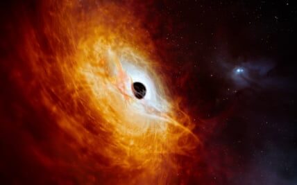Black holes observed colliding when universe was only 740m years old