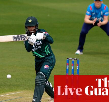 England v Pakistan: second women’s cricket ODI – live
