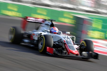 Romain Grosjean finished sixth at the Australian grand prix on Haas’s debut in the sport.