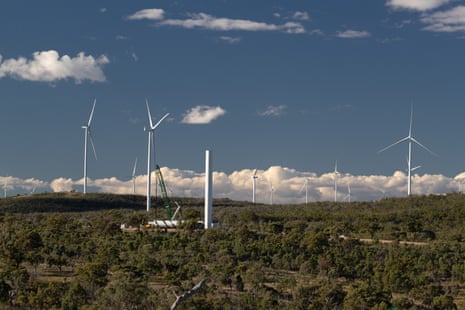 MacIntyre windfarm, the largest wind farm under construction in Australia.