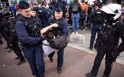 Nearly 175 arrested as climate protesters target France’s TotalEnergies and key investor