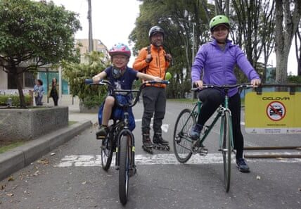 ‘The tranquility frees you’: Bogotá, the city that shuts out cars every week