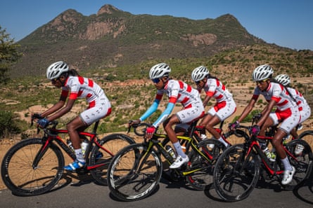 ‘You need to be brave’: Tigray’s female cyclists ride again in the aftermath of war