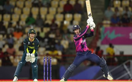 Australia fumble to victory over Scotland and save England from early T20 World Cup exit