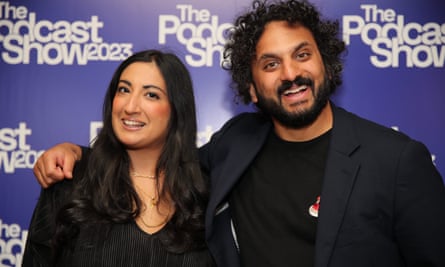 Coco Khan and Nish Kumar, hosts of Pod Save the UK.