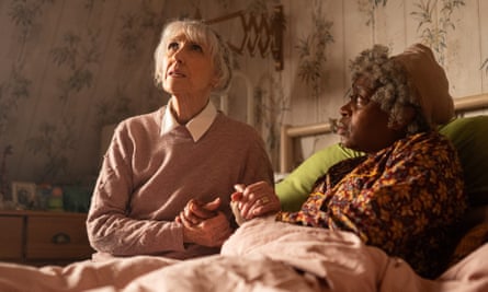 Anita Dobson and Angela Wynter in Ruby’s family home.