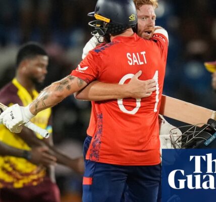 England reignite T20 title defence with commanding win over West Indies